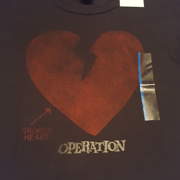 Junk Food Valentine's Graphic Fun Shirt Top Large - Picture 5 of 5